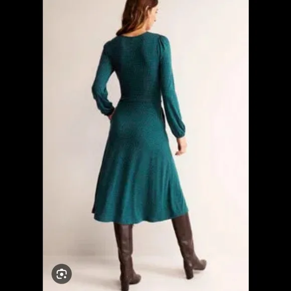 Boden Camille Jersey Knit Midi Dress NWT 2 - Picture 2 of 10